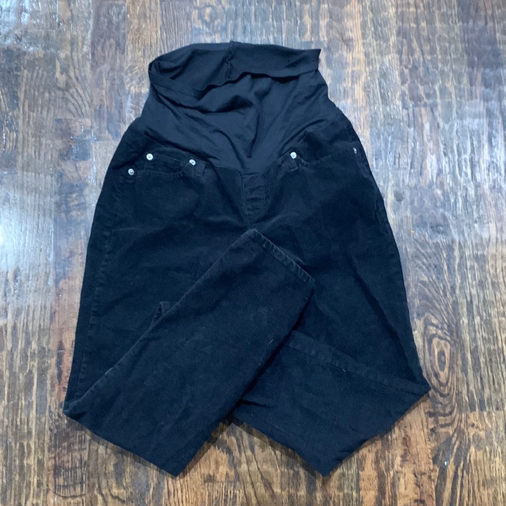 Black maternity cords, excellent condition
